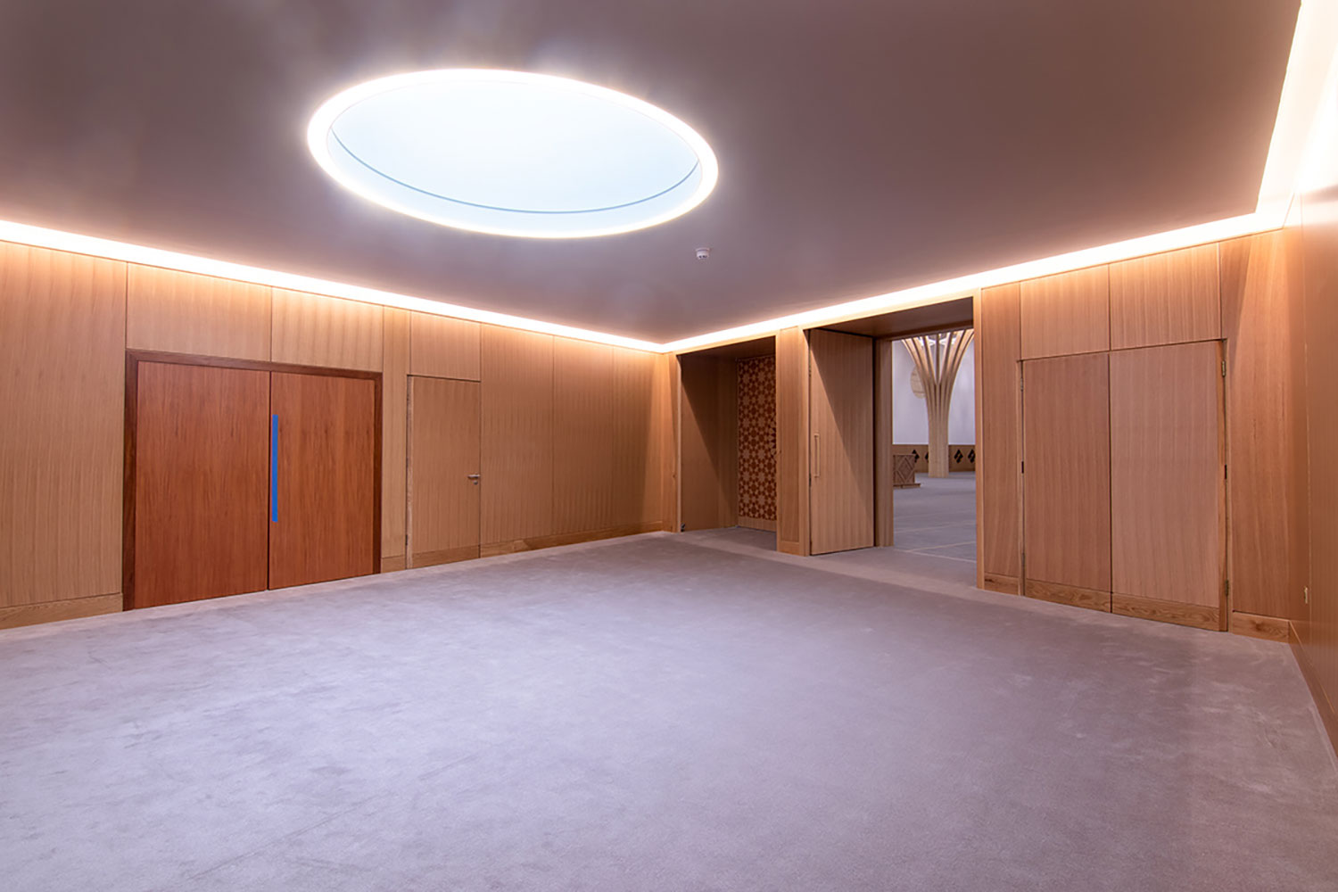 Girl sitting in her tent with a coffee